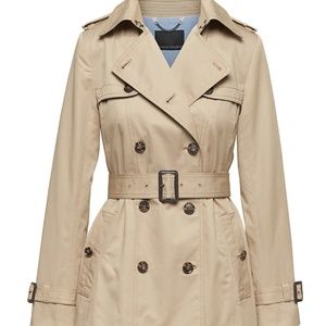 Banana Republic Petite Short Trench Coat